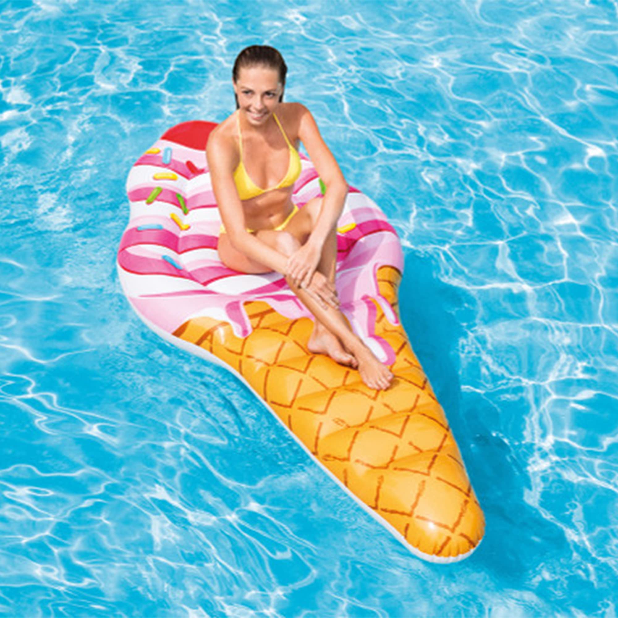 Intex Ice Cream Mat inflatable lounge, roomy for adults