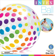 Intex Jumbo Ball 42-inch beach pool scene showcasing outdoor fun