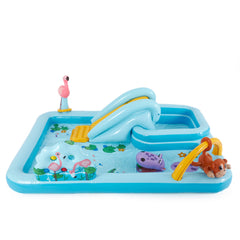 Intex Jungle Adventure Play Center large pool area invites splashy fun.