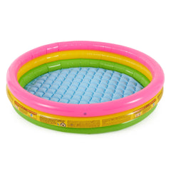 Intex Kiddie Pool Sunset Glow 58x13 front view for refreshing summer play