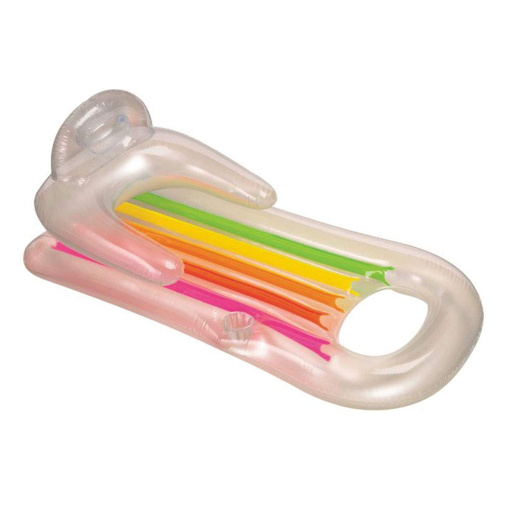 Intex King Kool 58802EP float showing the built-in drink holder for easy access