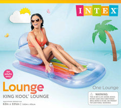 Intex King Kool Lounge ready-to-use float for summer fun
