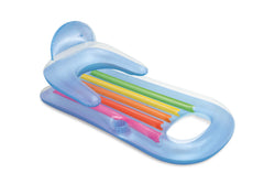 Intex King Kool Lounger headrest offers comfy support for long sunny sessions.