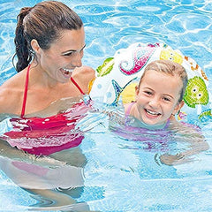 Intex pack of two swim rings in assorted prints for summer fun