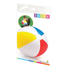 Intex glossy panel ball in use showing portable fun for pool parties and backyard play
