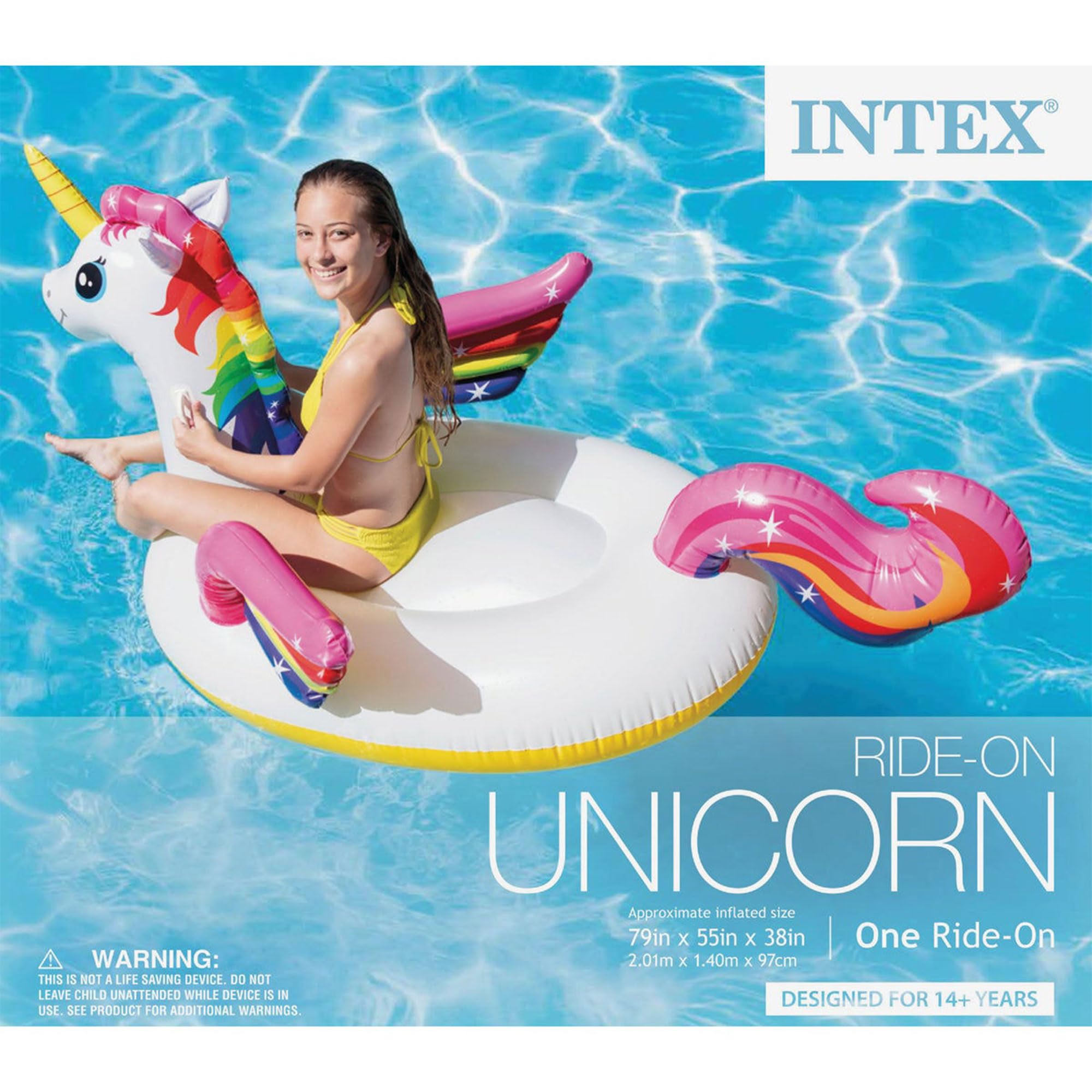 Repair patch included for quick fixes on the unicorn float