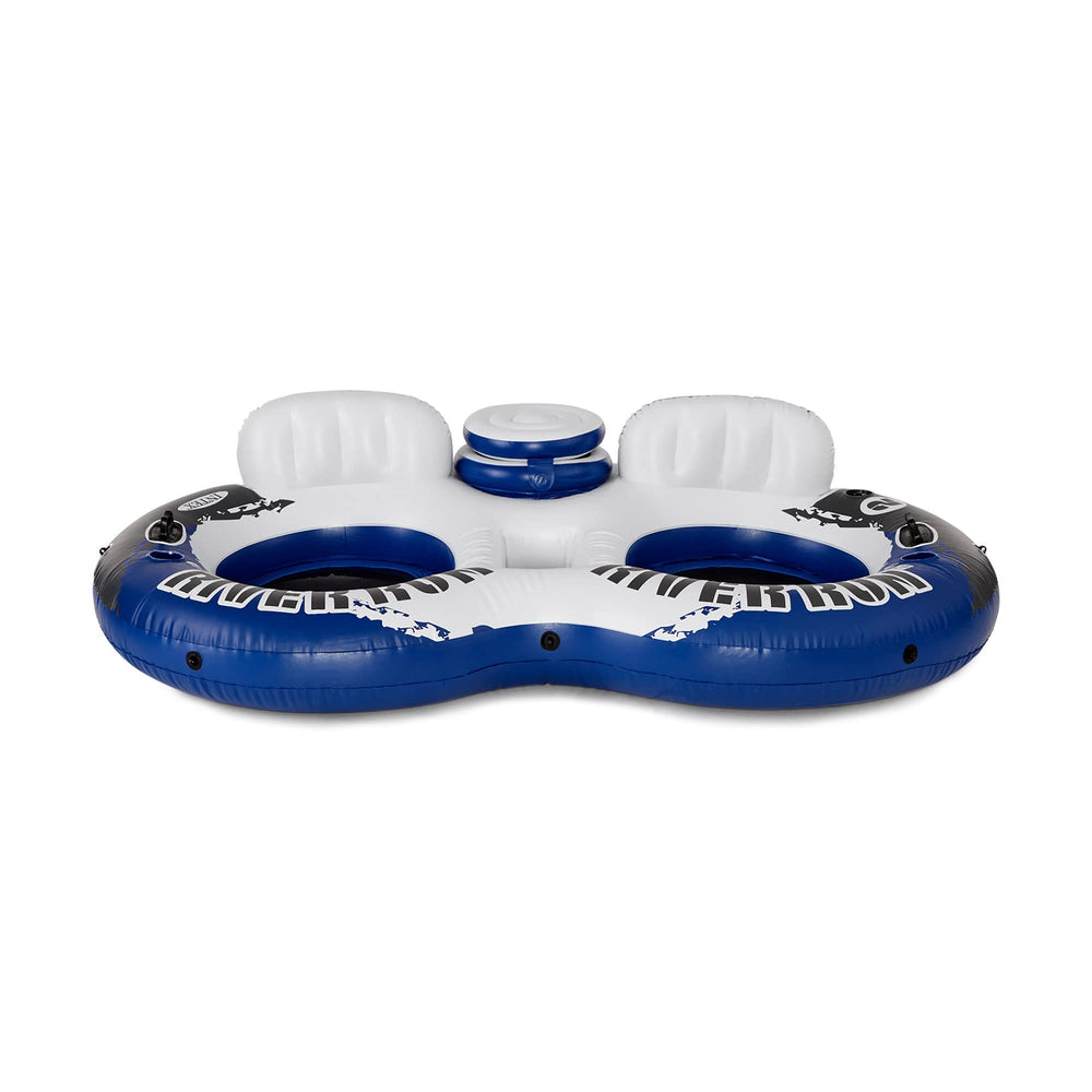 Intex River Run 2 sport-gauge material resists punctures and stays cool under sun.