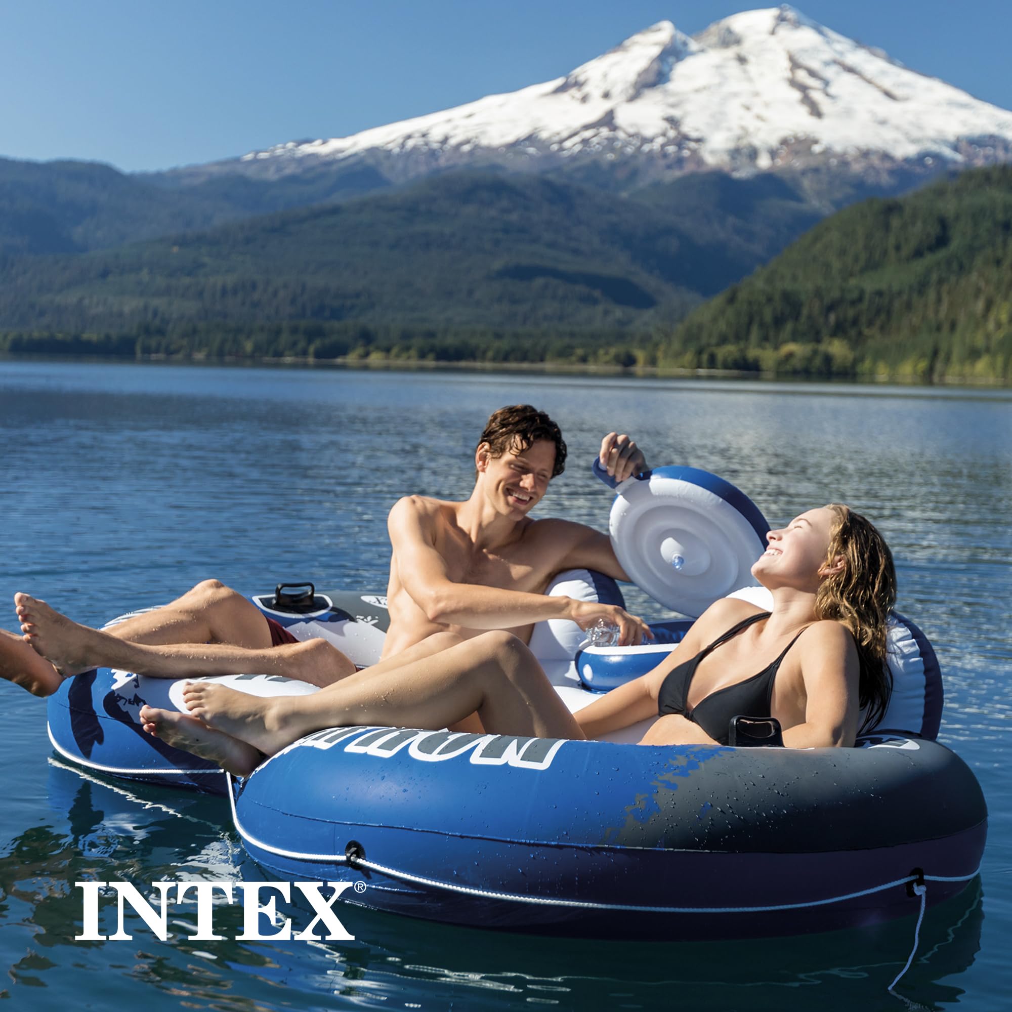 Intex River Run 2 five air chambers provide buoyancy and stability.