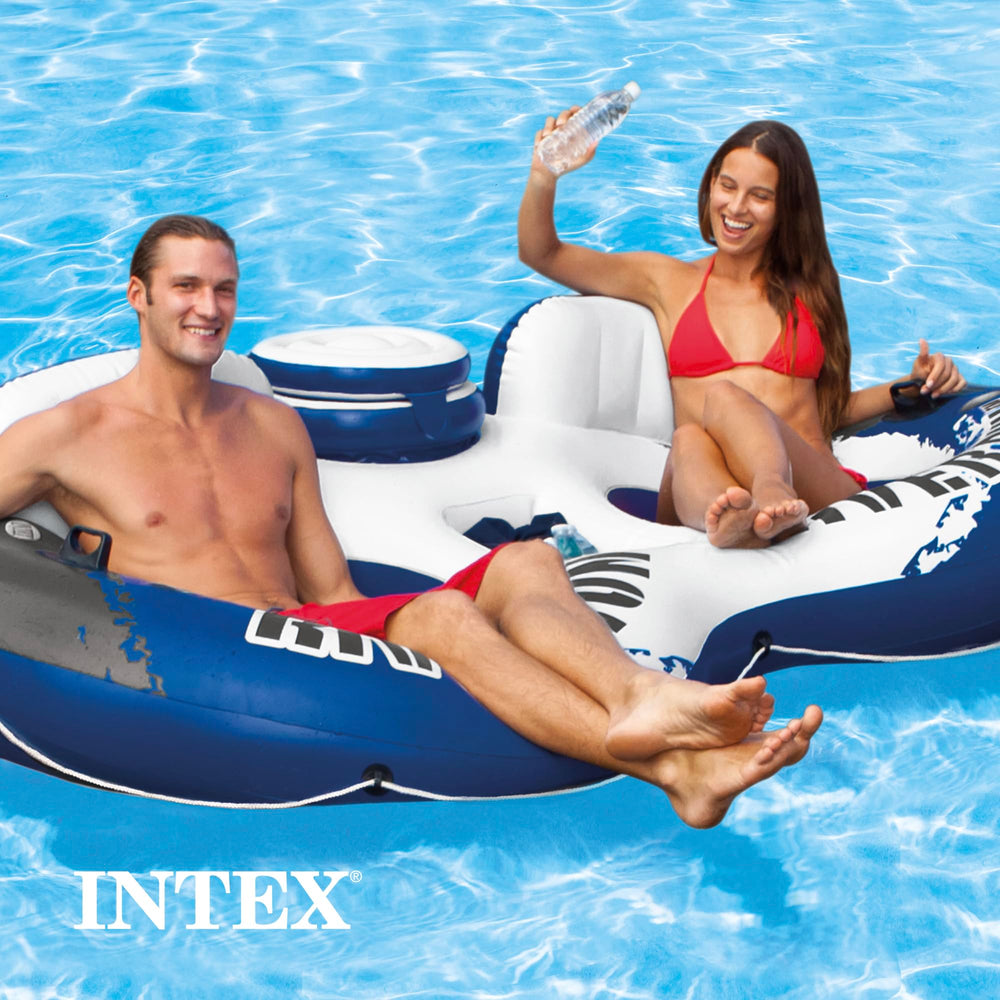 Intex River Run 2 two-person capacity suits couples or friends on the water.