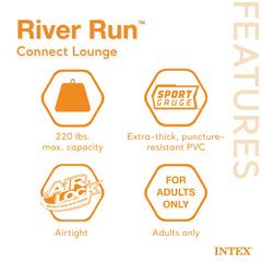 Intex River Run Connect durable handles offer a secure grip