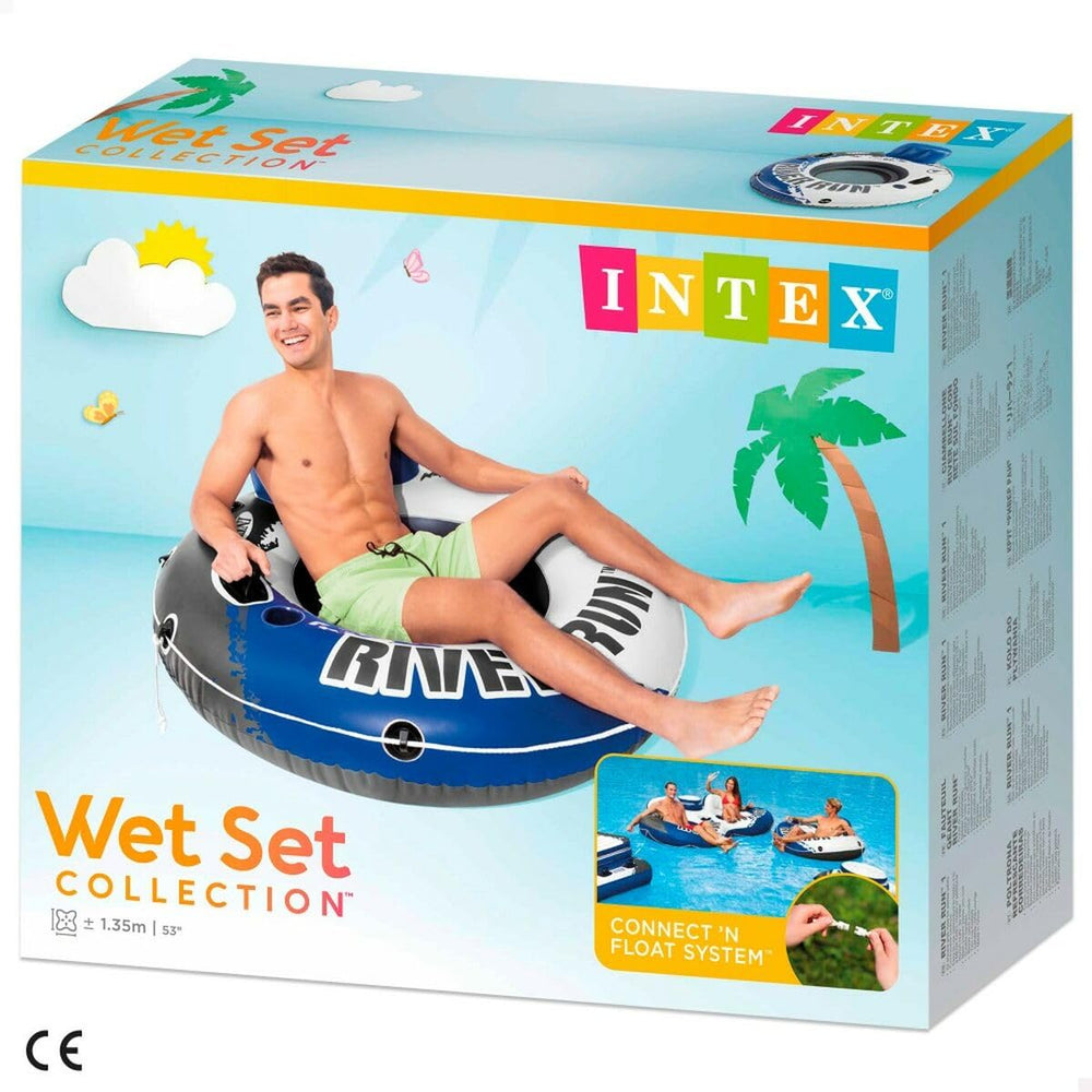Intex River Run I Sport Lounge cup holders for sipping drinks while floating
