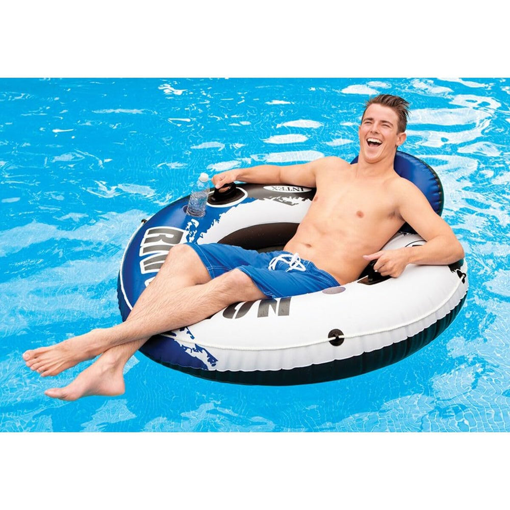Intex River Run I Sport Lounge mesh bottom helps stay cool under the sun