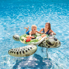 Intex Sea Turtle pool float made of durable vinyl for long-lasting fun