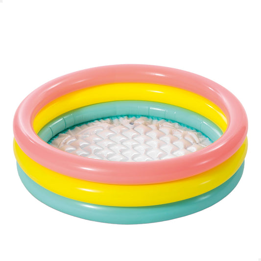 Intex Sunset Glow Baby Pool side view highlighting safe, compact summer fun