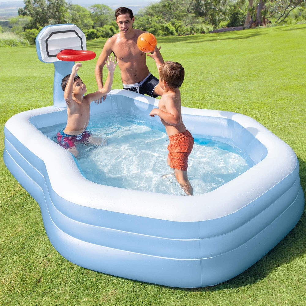 Intex Swim Center 101-inch family pool spacious for multiple kids