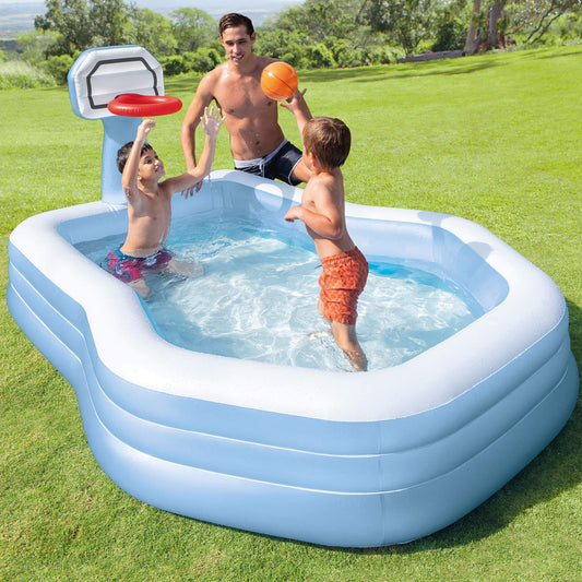 Intex Swim Center 101-inch family pool spacious for multiple kids