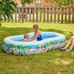 Intex Swim Center Paradise Seaside pool no filter needed for simple summer fun