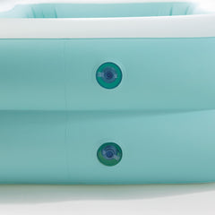 Intex Swim Center pool dimensions show a generous splash space