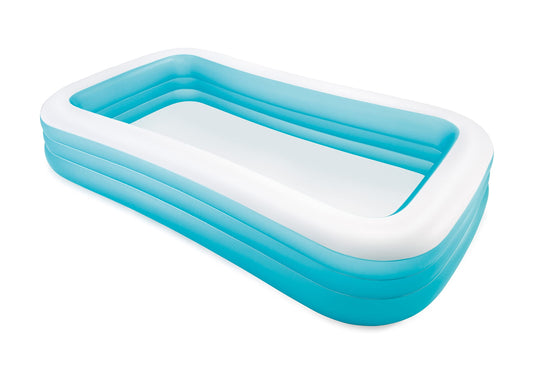 INTEX Swim Center Pool full layout shows the 10 by 6-foot footprint