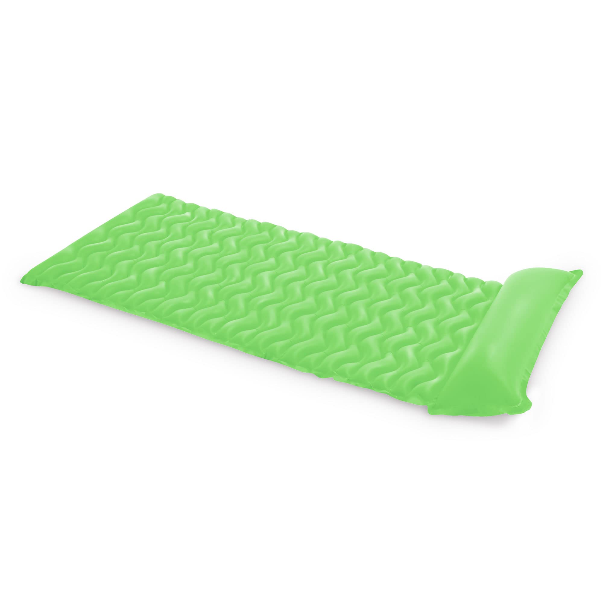 Intex Tote N Float Wave Mat built-in pillow rest enhances floating comfort