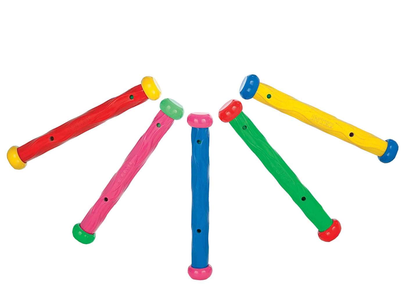 Intex Underwater Play Sticks lightweight packaging for easy handling