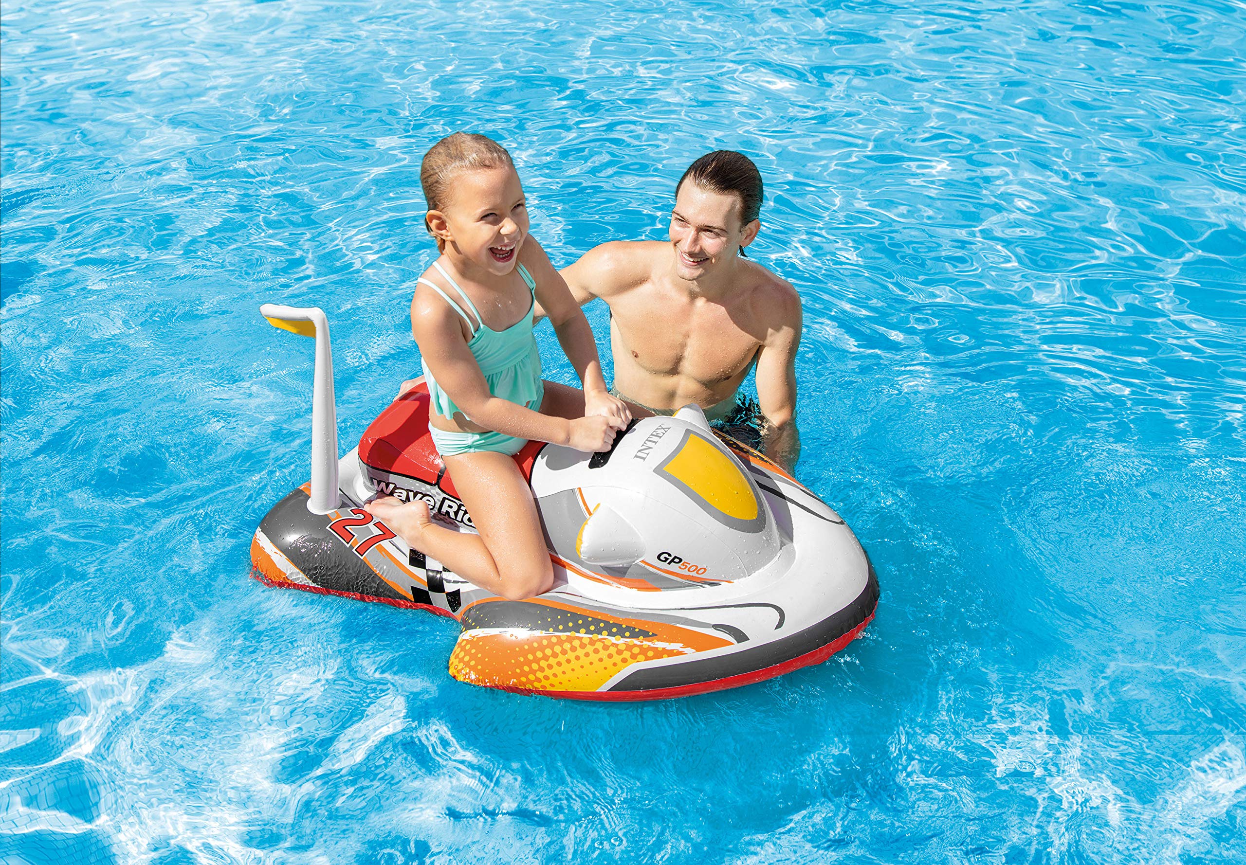 Intex Wave Rider deflated size allows easy packing and storage.
