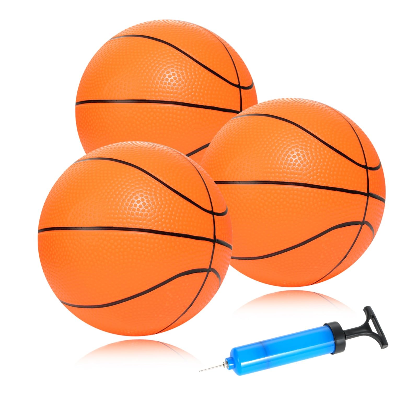 INTOWIND mini basketballs 7-inch pack for versatile indoor and outdoor play