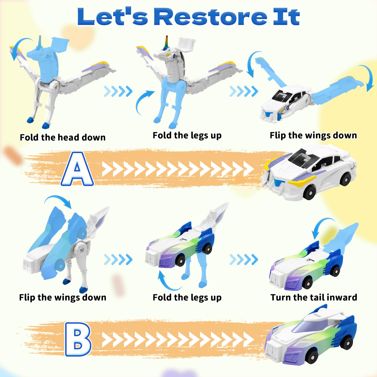 Intoypad gift-ready unicorn cars for birthdays or holidays, appealing to boys and girls