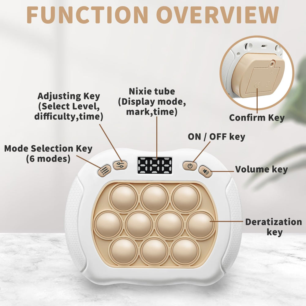 Intoypad Pop Game stress-relief popping with lively sounds