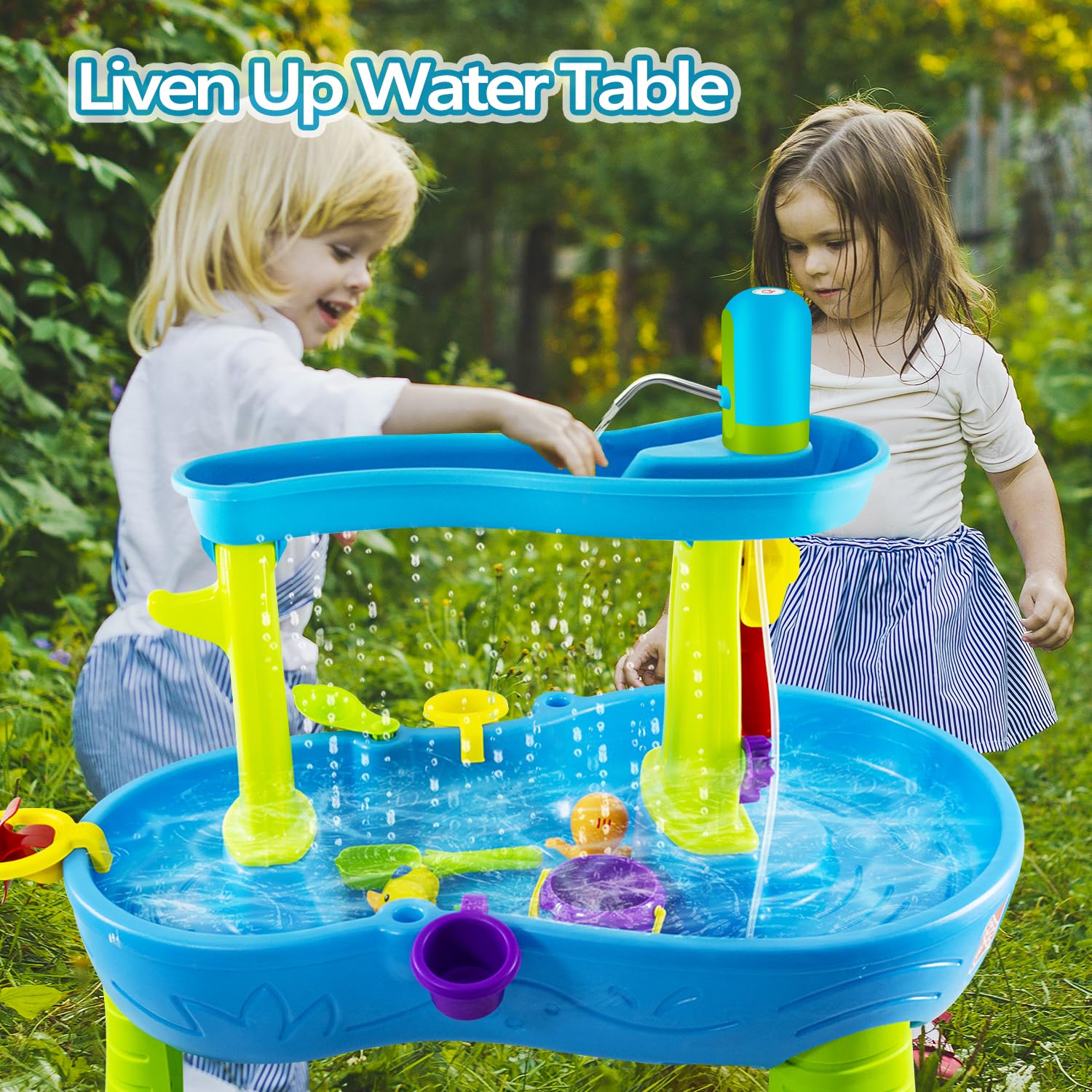 Intoypad Ultimate Water Table Pump battery powered design supports flexible placement