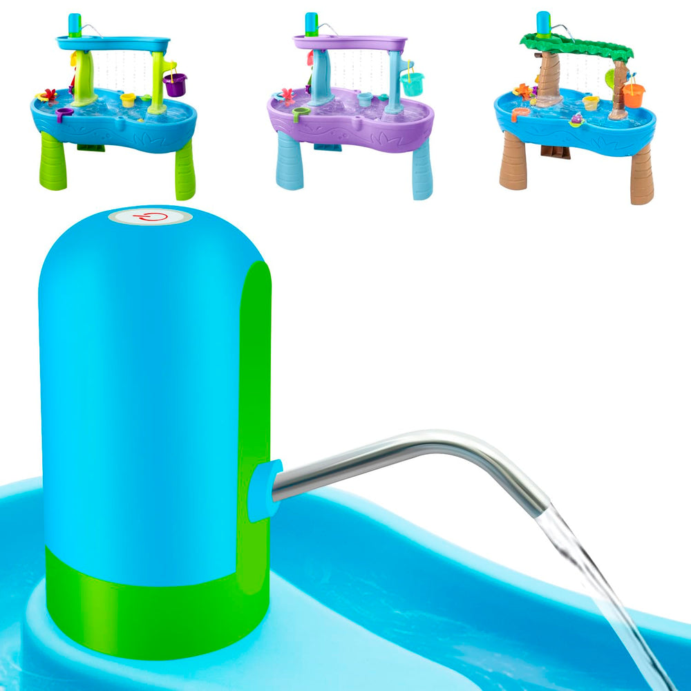 Intoypad Ultimate Water Table Pump front view highlights hands-free water play