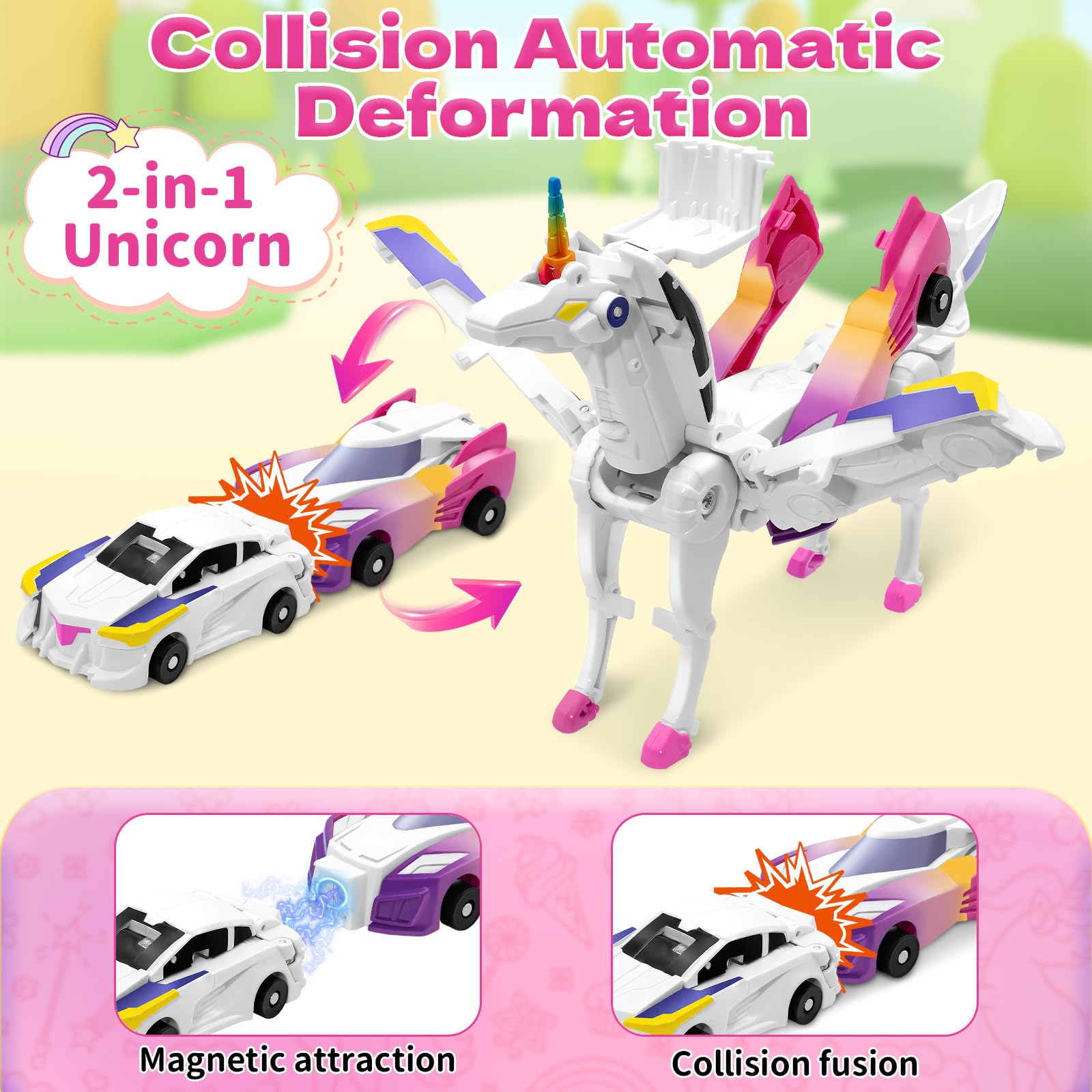 Intoypad Unicorn Collision durable ABS construction withstands active play.