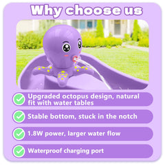 Intoypad Octopus design adds color and charm to the water table setup