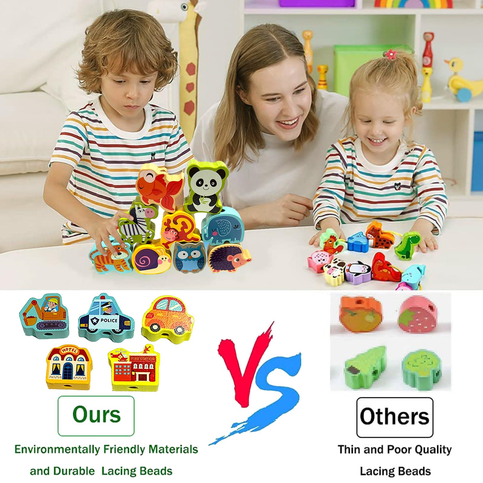 Intsinzi safe wooden beads emphasize BPA-free materials and child-safe design for peace of mind.