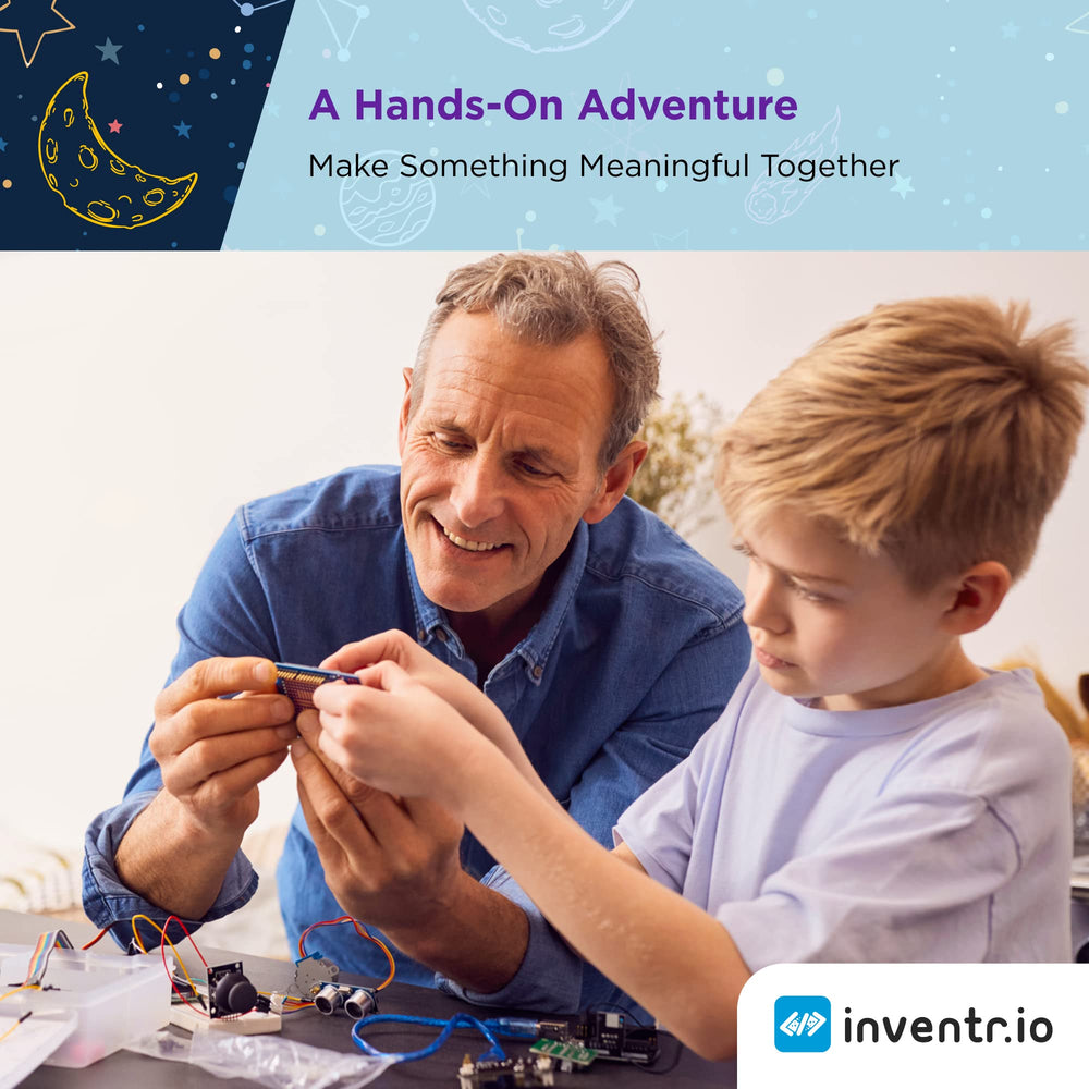 Inventr Adventure Kit: gifting or self-learning with guided challenges.
