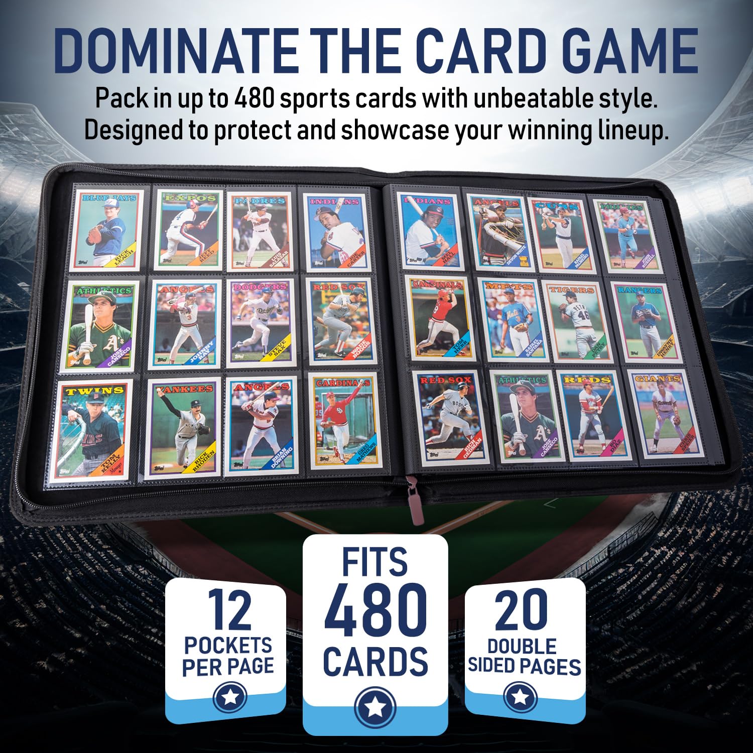 Invested Alliance 20 double sided pages boost capacity while staying compact.