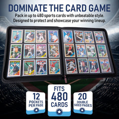 Invested Alliance 20 double sided pages boost capacity while staying compact.