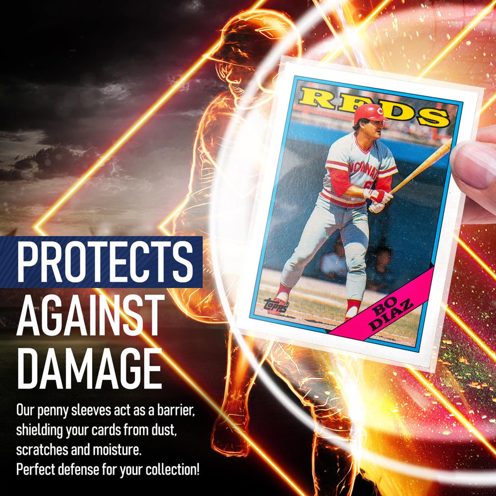 Invested Alliance archival-safe non-PVC film protects cards from yellowing