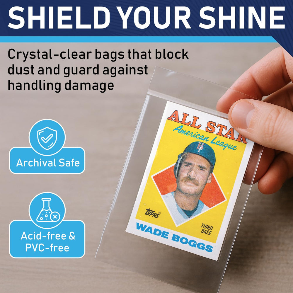 Invested Alliance compatible with top loaders and magnetic holders.