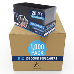 Invested Alliance Premium Top Loader front view showing crystal-clear protection for cards
