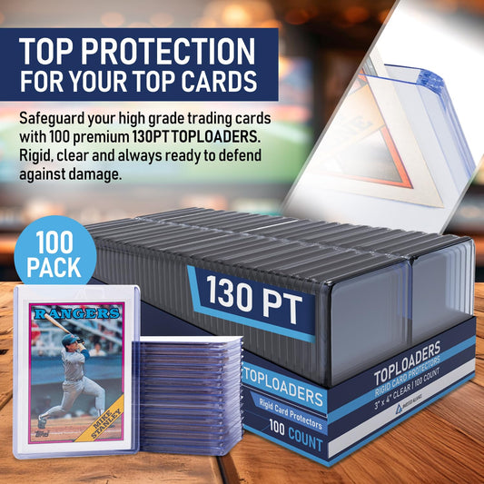 Invested Alliance toploader interior 2.7x3.8 inches securely houses standard cards.