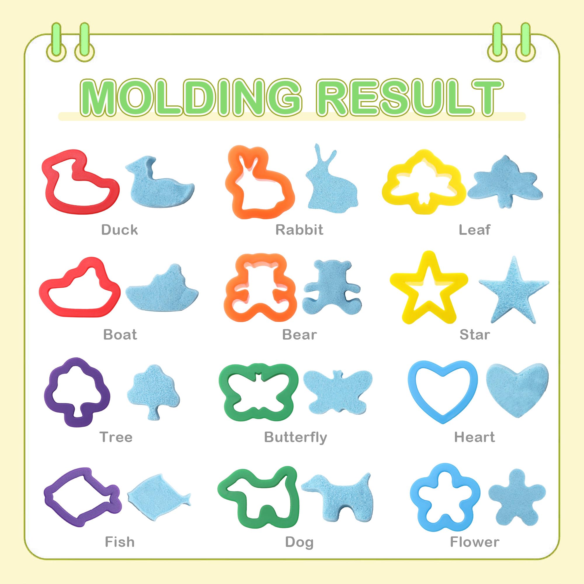 Inxens Dough Tools Set ergonomic handles: preschool-friendly grip for confident stamping.