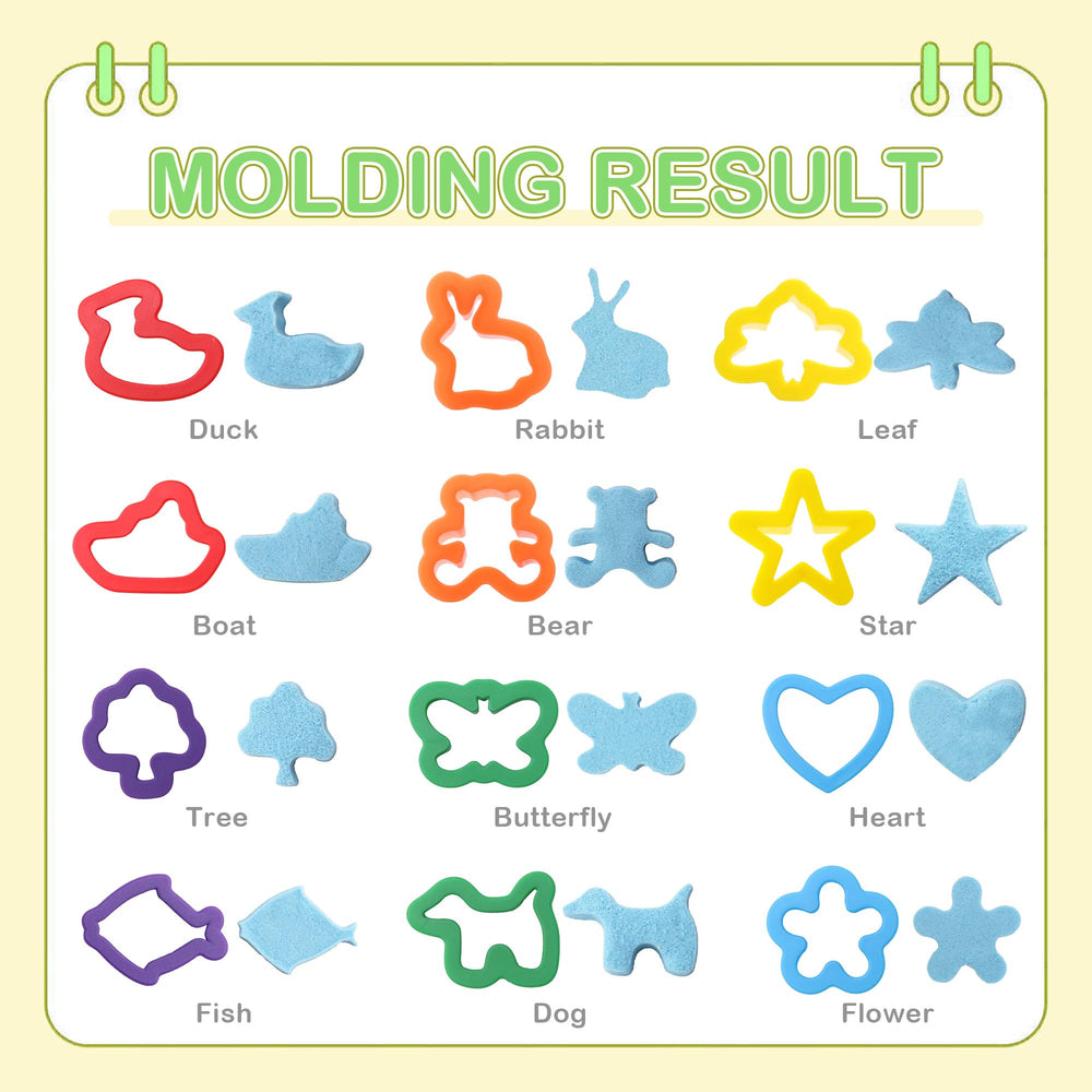 Inxens Dough Tools Set ergonomic handles: preschool-friendly grip for confident stamping.