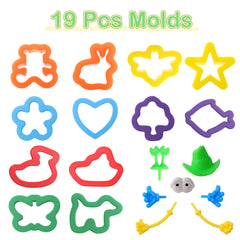 Inxens Dough Tools Set smooth edges: gentle on skin for worry-free play.
