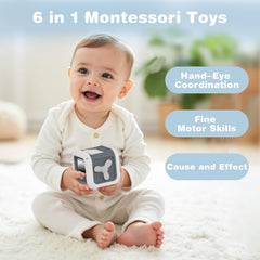 Inzerwudi Montessori cube uses safe materials for gentle exploration