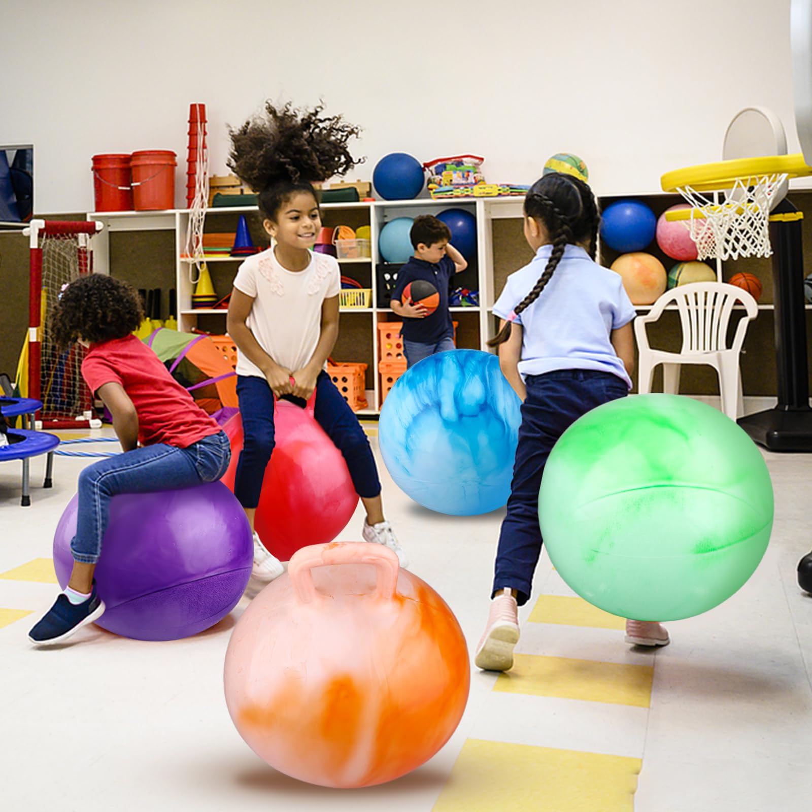 ioffersuper colorful marbled set enhances coordination and group play.