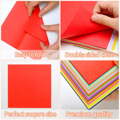 IOOLEEM red origami paper 6x6 used for party decorations and banners