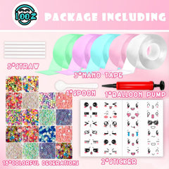 IOOZ Nano Tape Bubble Kit colorful balloon fillings ready for DIY decor