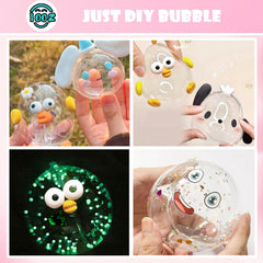 IOOZ bubble straws and tweezers ensure safe, kid-friendly bubble assembly.
