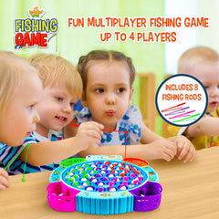 IPIDIPI TOYS eight fishing poles enabling multiplayer family sessions